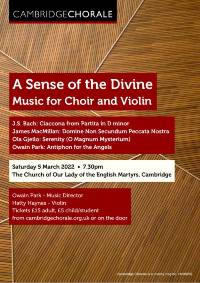 A Sense of the Divine: Music for Choir and Violin